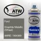 Preview: Ford, Graphite Metallic (Wheel), 4MRE / 904369: 400ml Sprühdose, von ATW Autoteile West.